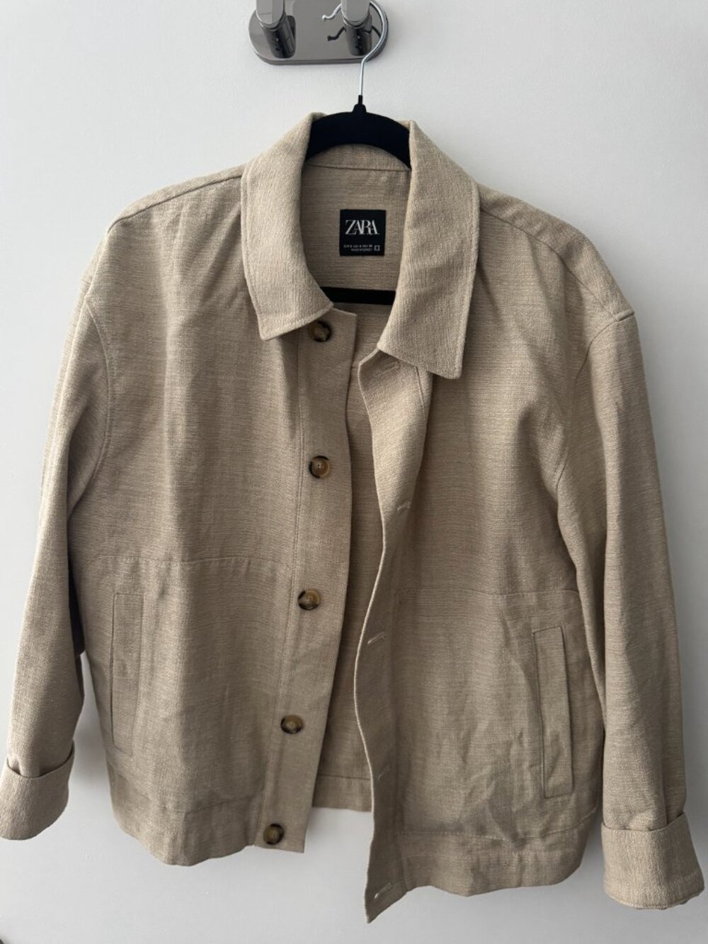 Zara Linen Relaxed Jacket